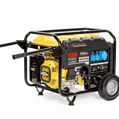 Agregat prądotwórczy Titan 8000W z silnikiem Loncin 420cc, gotowy do pracy w każdych warunkach.