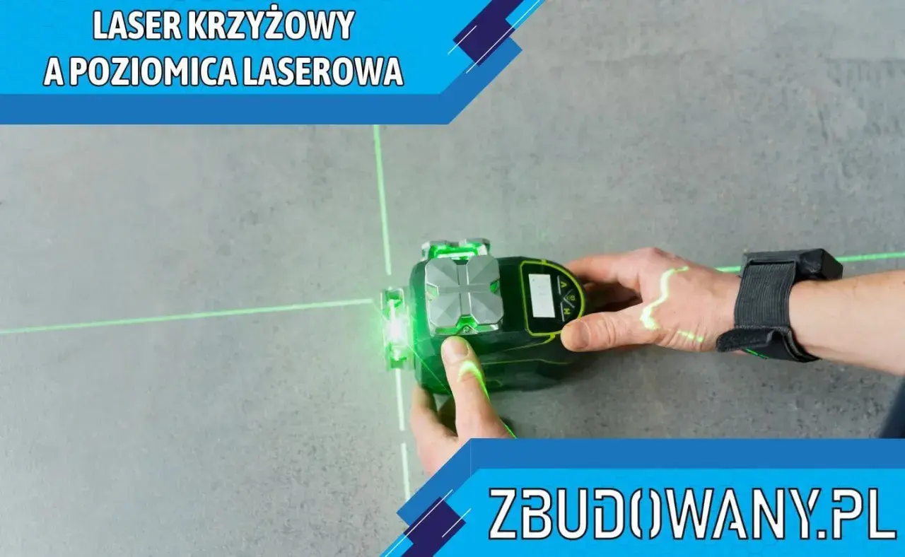 Laser krzyżowy do czego służy? Pomaga w precyzyjnym wyznaczaniu linii pionowych i poziomych, ułatwiając prace budowlane i remontowe.