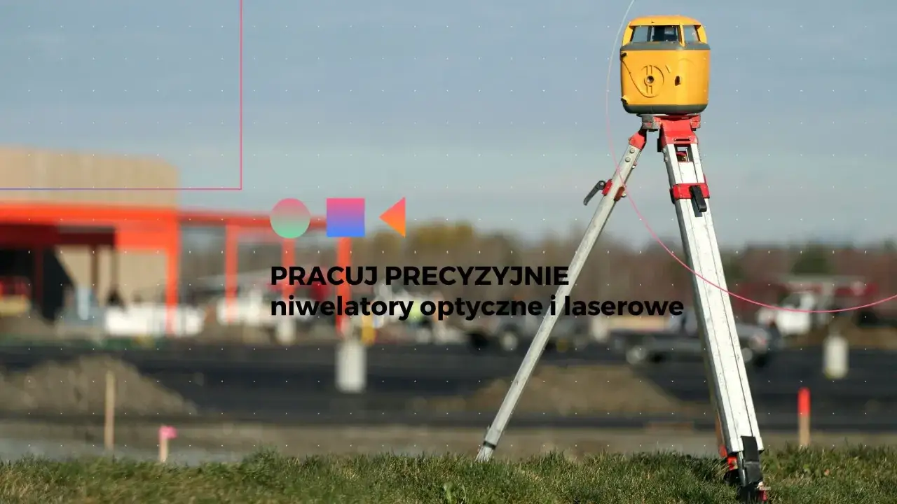 Pracuj precyzyjnie z niwelatorem optycznym i laserowym. To narzędzie budowlane zapewnia dokładność na placu budowy.